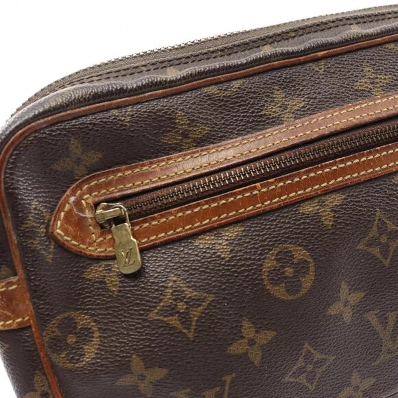 LOUIS VUITTON Marly Dragonne Clutch bag M51825 Monogram canvas Brown Used unisex - Picture 4 of 12